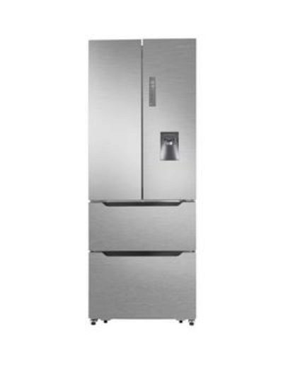 Hisense Rf528N4Wc1 70Cm Wide French Door Style Fridge Freezer With Water Dispenser - Stainless Steel Look Hisense Rf528N4Wc1 70Cm Wide French Door Style Fridge Freezer With Water Dispenser - Stainless Steel Look